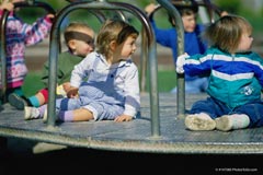 Children on a playground; Size=240 pixels wide